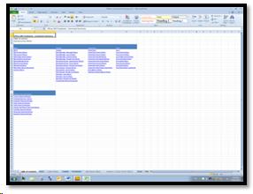 First worksheet TOC.