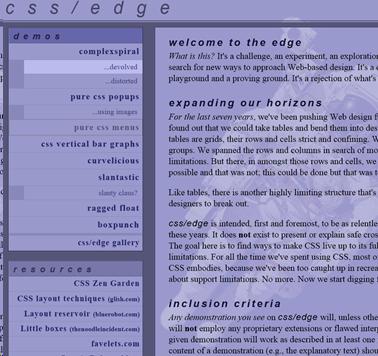 CSS-Edge Sample page