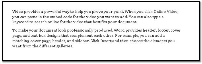 Link in a document without the blue colour, blue underline or mouse hovering over it.