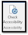 Check Accessibility on the Review Ribbon.