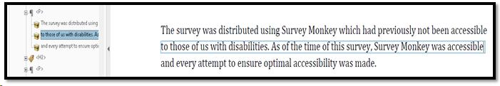 Paragraph with lines separated