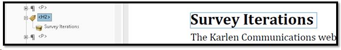 Heading 2 Tag in a PDF document