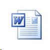 An icon for a Microsoft Word document.