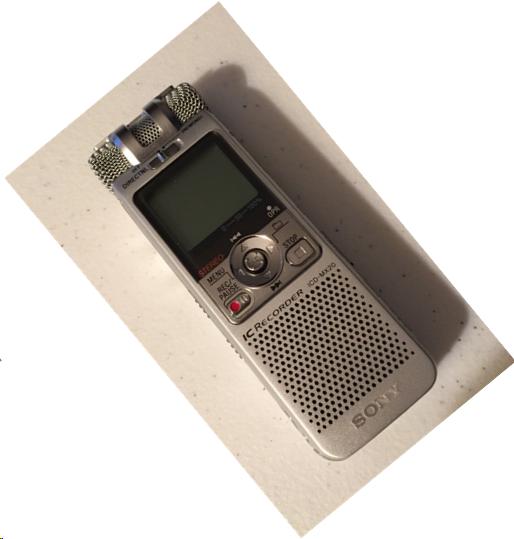 a quality  handhelf voice recorder can be a good tool.
