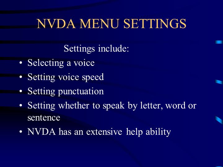nvda screen reader tutorial