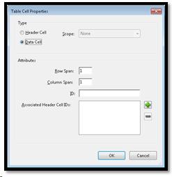 Table Cell Properties dialog.