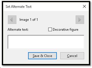 Add Alt Text dialog