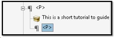 Expand a Tag close to where you need the new one, add the new Tag.
