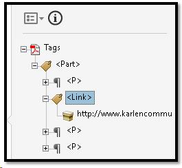 Link in a document with no Link-OBJR.