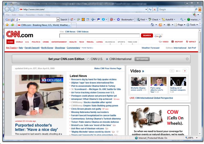cnn web page screenshot
